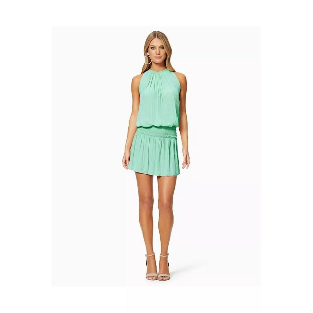 Ramy Brook Paris Sleeveless Dress Mint Small
